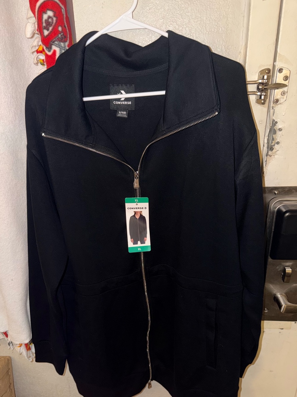 Converse Black Full-Zip Women's Jacket